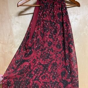 Simply Vera Vera Wang Red and Black Tank Top